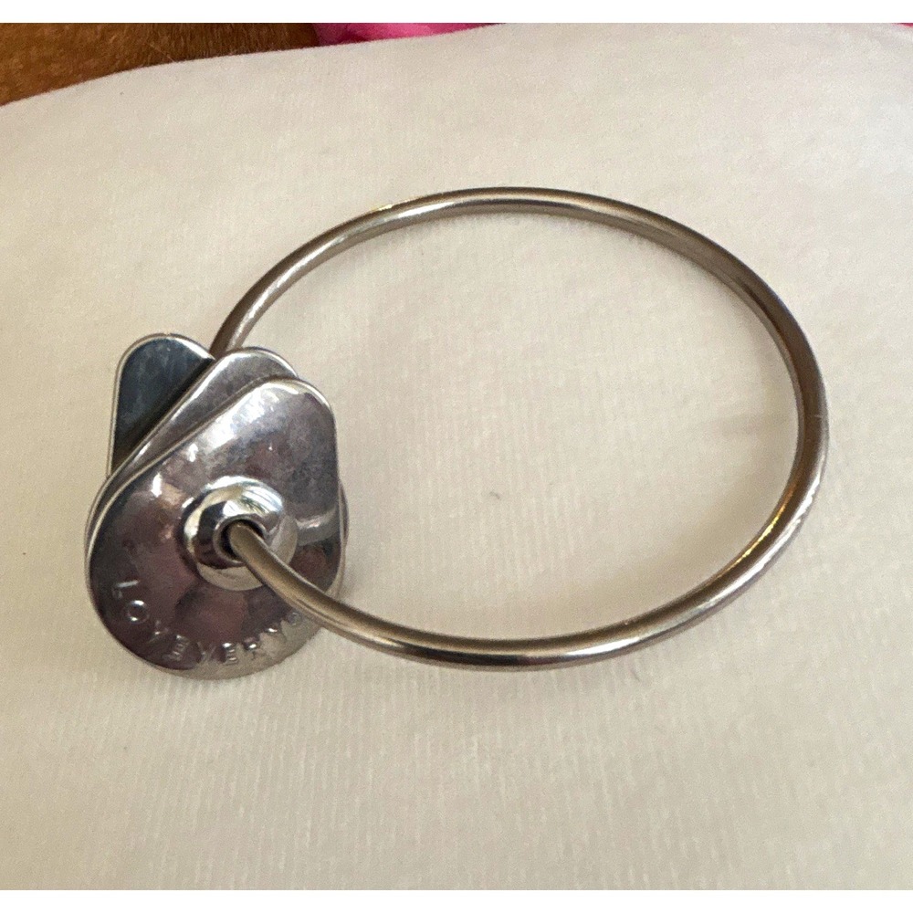 Lovevery Stainless Steel Jingling Rings Baby Sensory Toy Montessori Silver